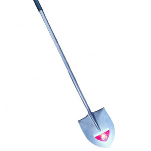 Agricultural Tools Carbon Steel S518My Spade Shovel Garden Digging Shovel With Welded Metal Handle Shovel