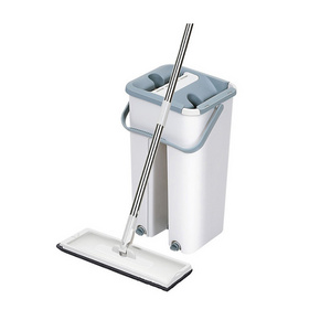 Hot selling Square Mop set Household Clean Tools Floor Mop  Flat Mop And Bucket Set