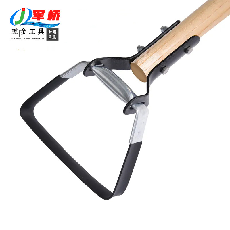 wholesale American Europe market Weeding Gardening Hula Hoes Long Handle Heavy Duty  Weeding Stirrup Hoe Garden Tool Scuffle hoe