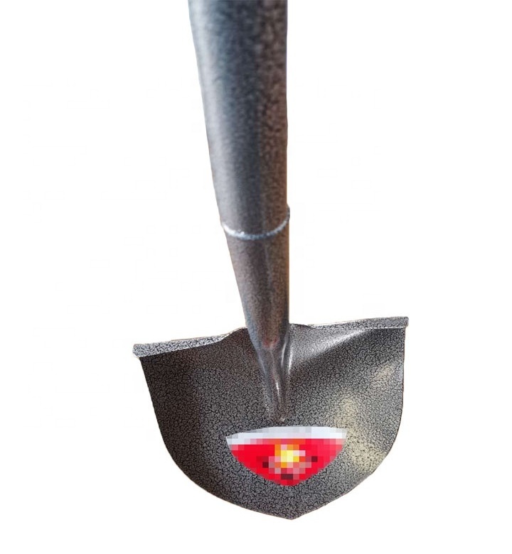 Agricultural Tools Carbon Steel S518My Spade Shovel Garden Digging Shovel With Welded Metal Handle Shovel