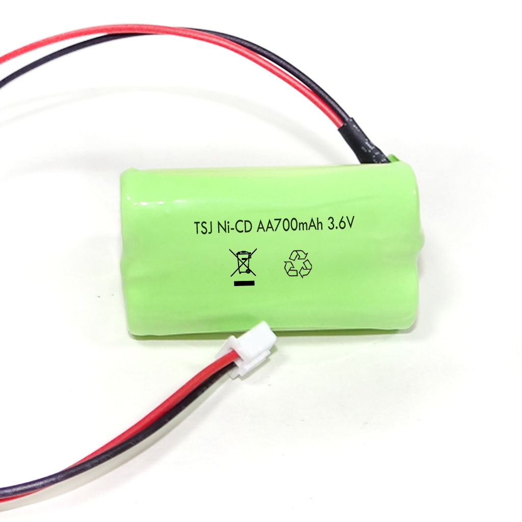 Nicd Battery High Capacity 700mah 3.6V AA Toys Rechargeable Cell NI-CD BIS Electric Products Interior Small Toys Cars Pack of 30