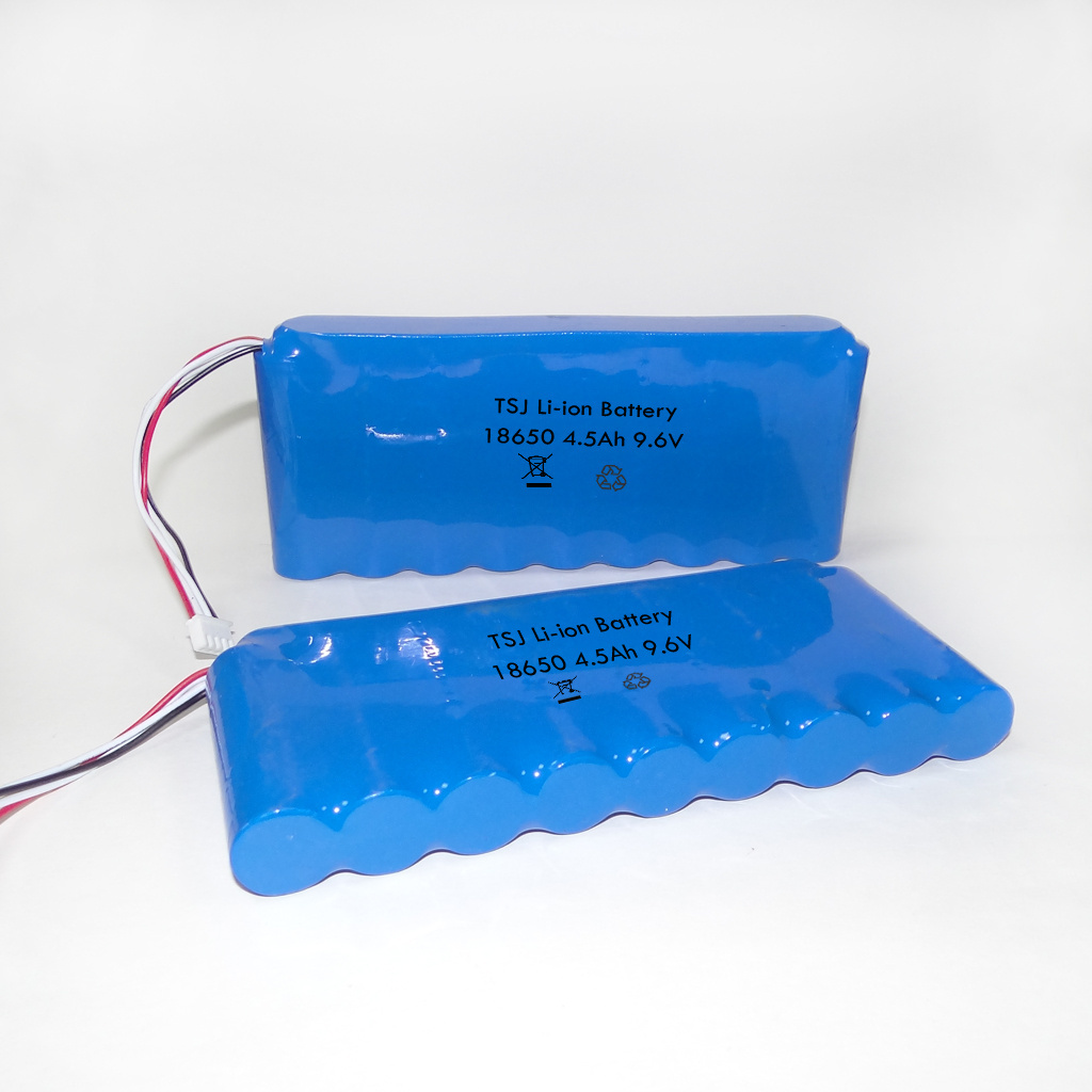 Customized 3.2V Lifepo4 Battery Cells 9.6V 4500mAh Lithium Ion 3S3P 18650 Battery Pack for Power Tools and Toys