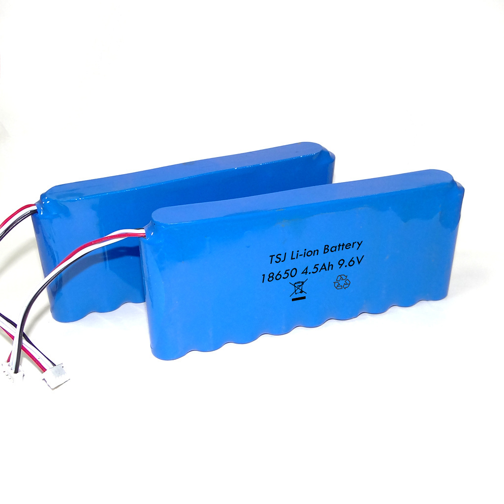 Customized 3.2V Lifepo4 Battery Cells 9.6V 4500mAh Lithium Ion 3S3P 18650 Battery Pack for Power Tools and Toys