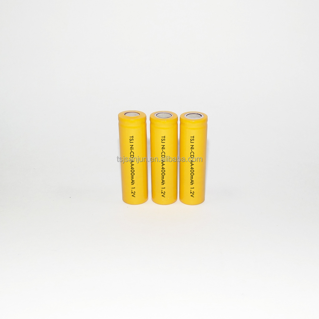 Customized 1.2V AA400mAh Rechargeable NiCd Battery Pack for LED Flashlight Power Tools Toys Solar Lights