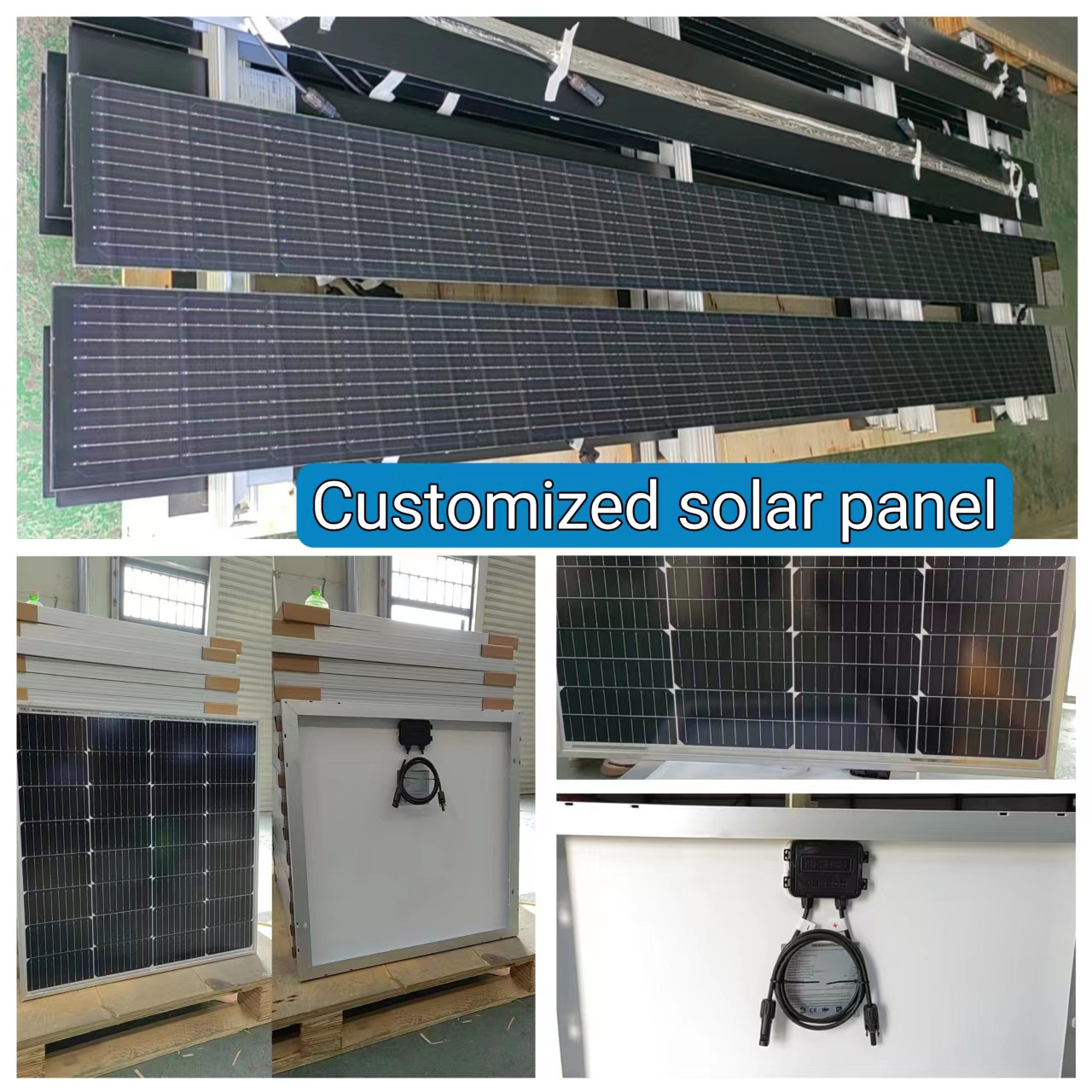 Customized Small Size Mini Solar Panel 100W 6V 12V 18V 20W 30W 40W 50W 150W 50 Watt Panel Solar For Outdoor Home