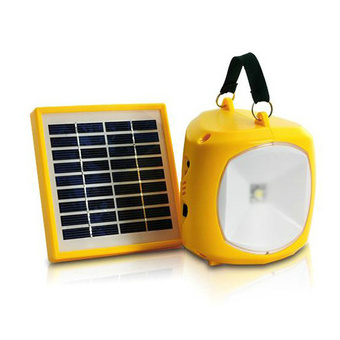 Chinese factory wholesale sky blue packing rechargeable camping LED solar lantern with FM Radio