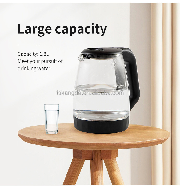 Electric Kettle Teapot 1.7 Liter Fast Water Heater Boiler Auto Shut-Off Portable Water Kettle