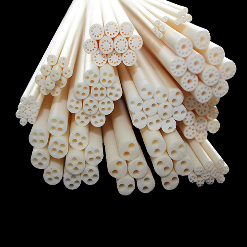 High Purity Alumina Insulation 2 hole 4 holes Ceramics Tube