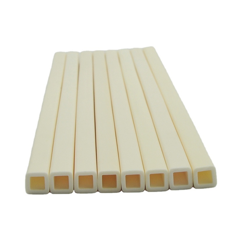 99 al2o3 square ceramic electrode / alumina square tube for corona treating