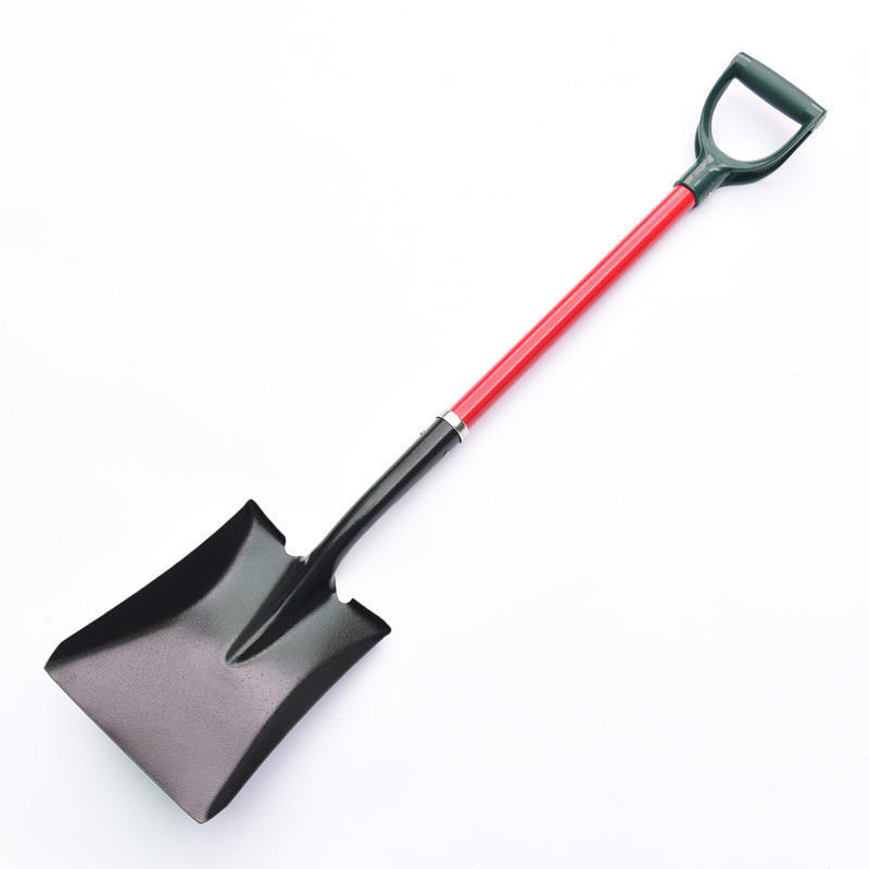 Round Carbon Steel Metal Shovel Gardening Iron Digging Spade Without Handle for Farming