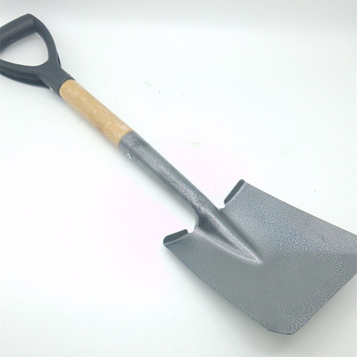 Factory Direct Sale Farm Tool Steel Silver  Heads Spade Square Shovel