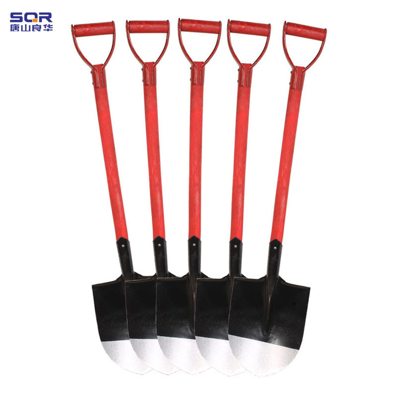 Round Carbon Steel Metal Shovel Gardening Iron Digging Spade Without Handle for Farming