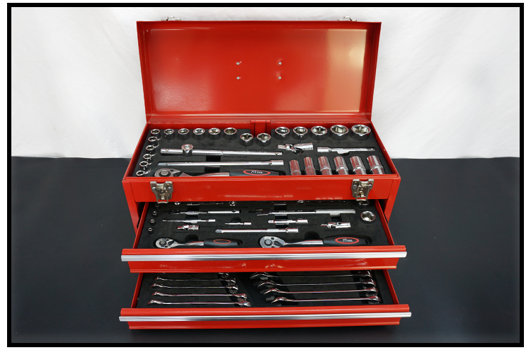 mechanic tools automotive Mechanics Tool Set Hand Professional OEM Wrench Socket Set with 3 Drawer Tool Box