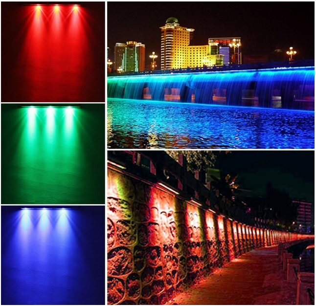 36W Cool White /RGB Aluminum housing outdoor building decoration led wall washer lights AC220V/110V