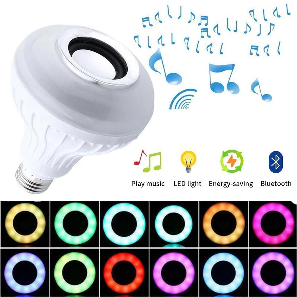 RGB Multicolor Remote E26 E27 LED Smart Light Bulb