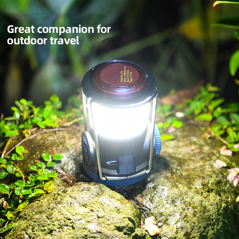 New Led Camping Lanterns Multiple Functions Portable Mini Rechargeable Magnetic Outdoor  Light Lanterns