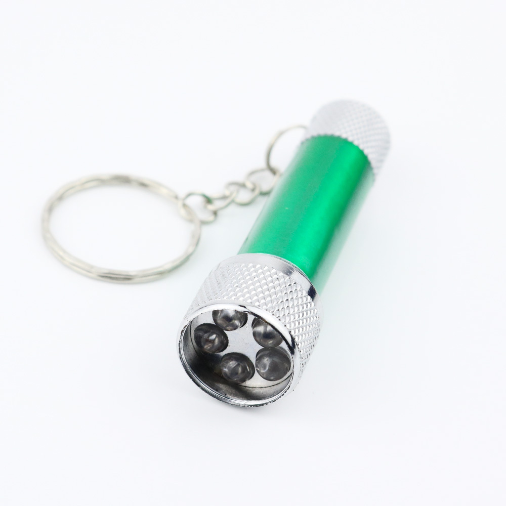 5 bulbs LED Keychain metal mini keychain flashlight for promotion gift