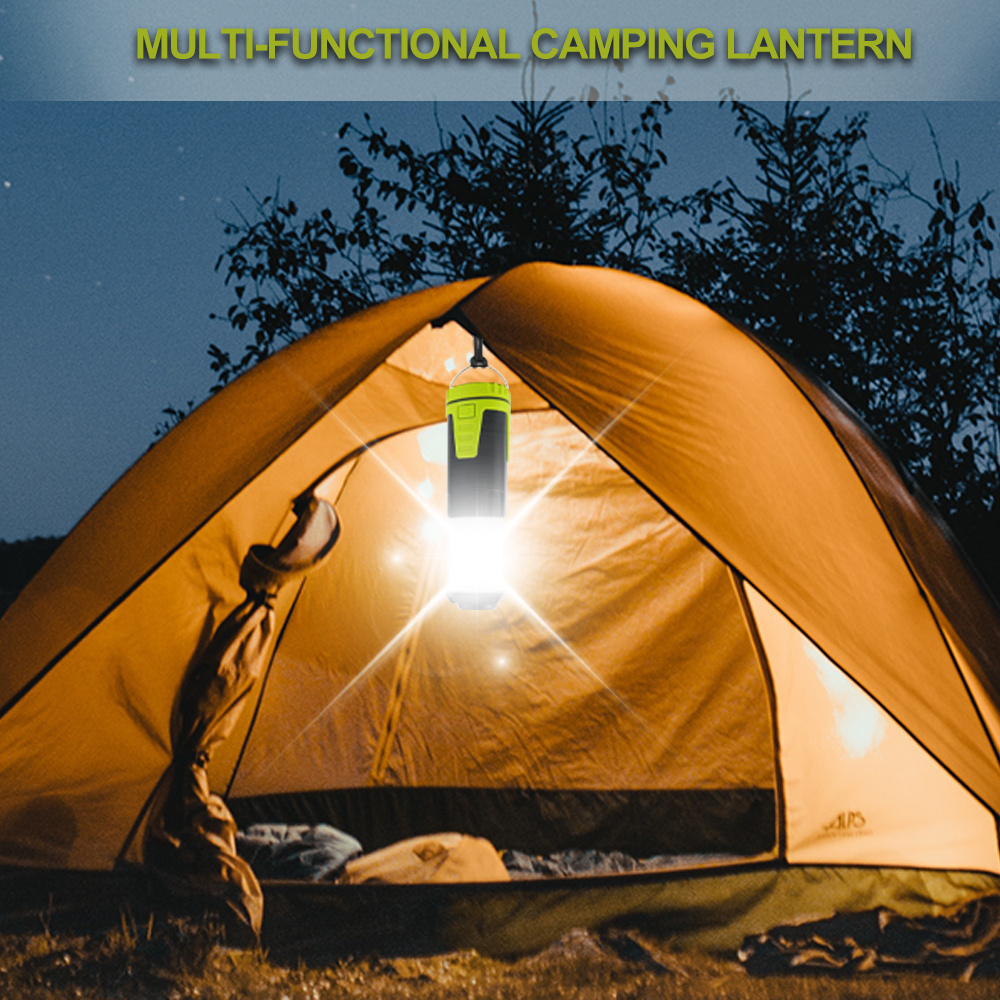 Small multi-functional zoom portable led camping lantern for outdoor