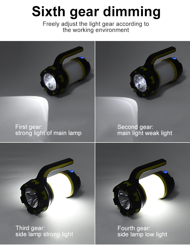 new Portable Multifunctional Super bright 4 modes Rechargeable Led Camping Lantern Light