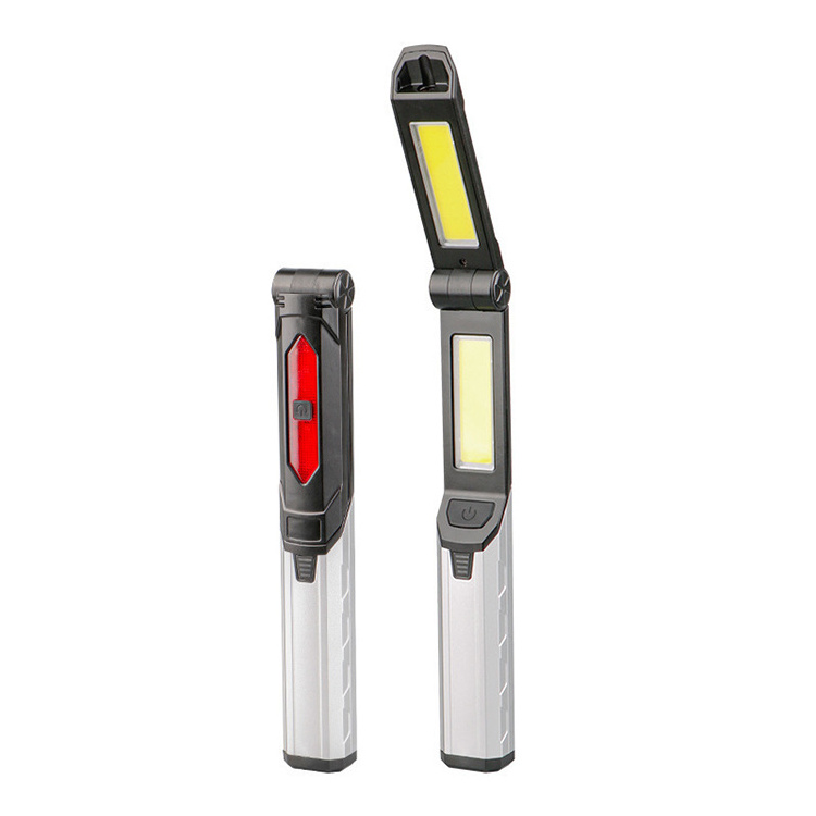 New Design USB Rechargeable 10W COB Work lamp Portable Foldable COB XPE SMD LED Work Light Magnetic Flashlight Torch