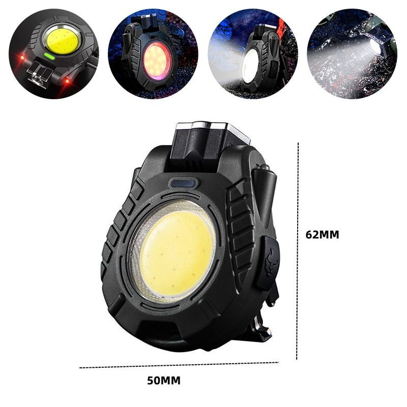 Plastic LED COB Hat Clip Headlamp Portable Mini Camping Head Light Multifunctional Light weight EDC Flashlight Mini