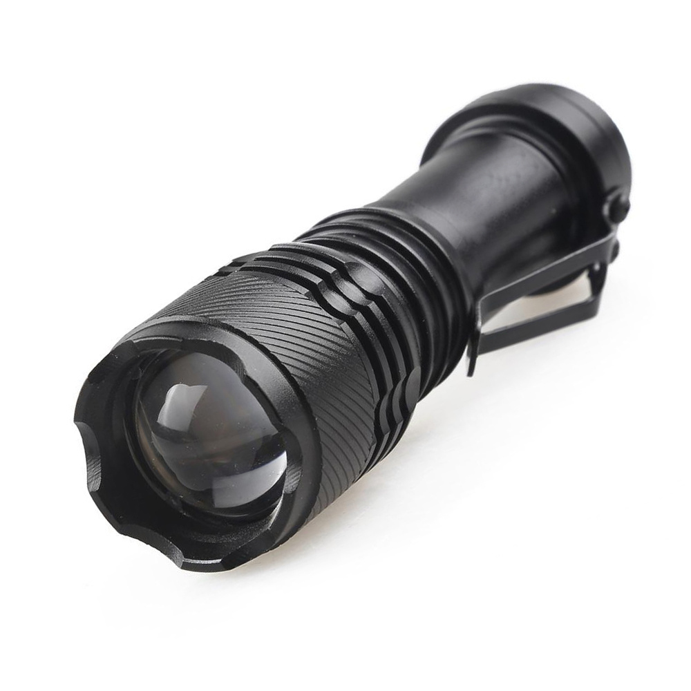 3 W aa battery powered mini zoom  led flashlight u for emergency