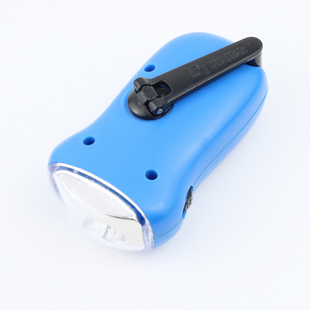 Hand Cranking Solar Powered Rechargeable Flashlight Whit Dynamo