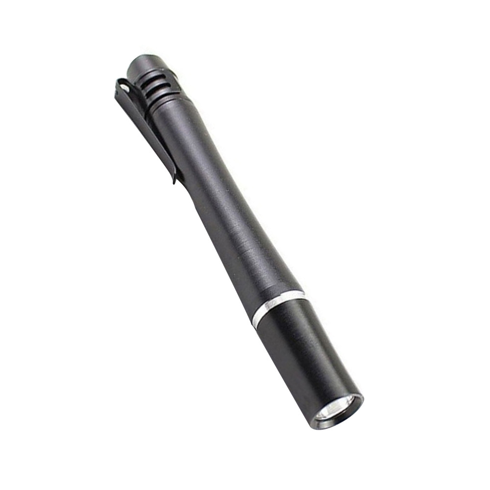 Wholesale AAA battery powered pocket tactical pen flashlight with clip