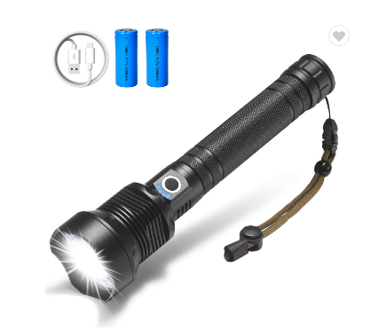 LED Flashlight Telescopic Dimming XPH70 Flashlight Rechargeable Battery ZOOM Flashlight Emergency Aluminum Alloy 90 30000 36000