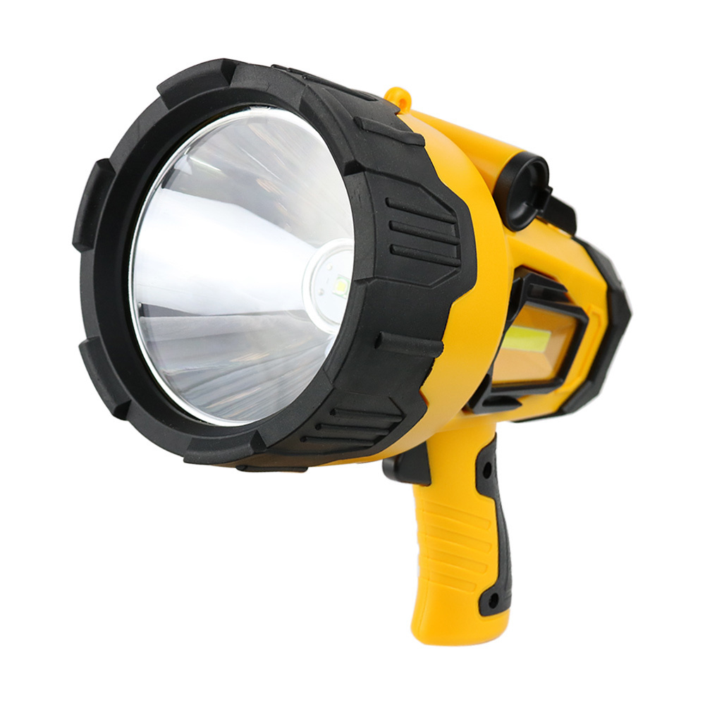 10W Rechargeable Marine Searchlight Waterproof LED Handheld Spotlight with USB Power Charger