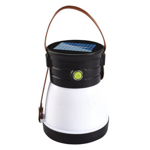 Portable Outdoor Waterproof Solar LED Camping Lantern Rechargeable Hand Emergency Light  Flashlights Hiking Tent Lamp