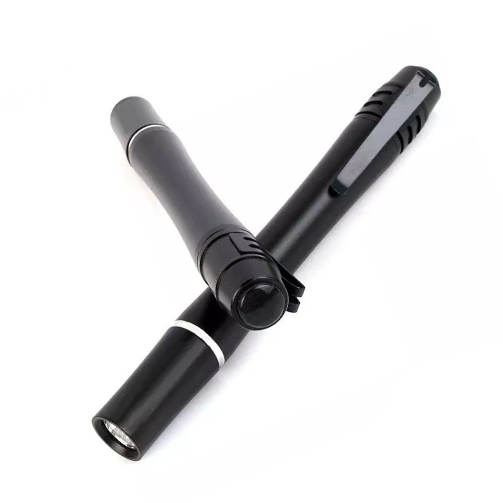 Wholesale AAA battery powered pocket tactical pen flashlight with clip