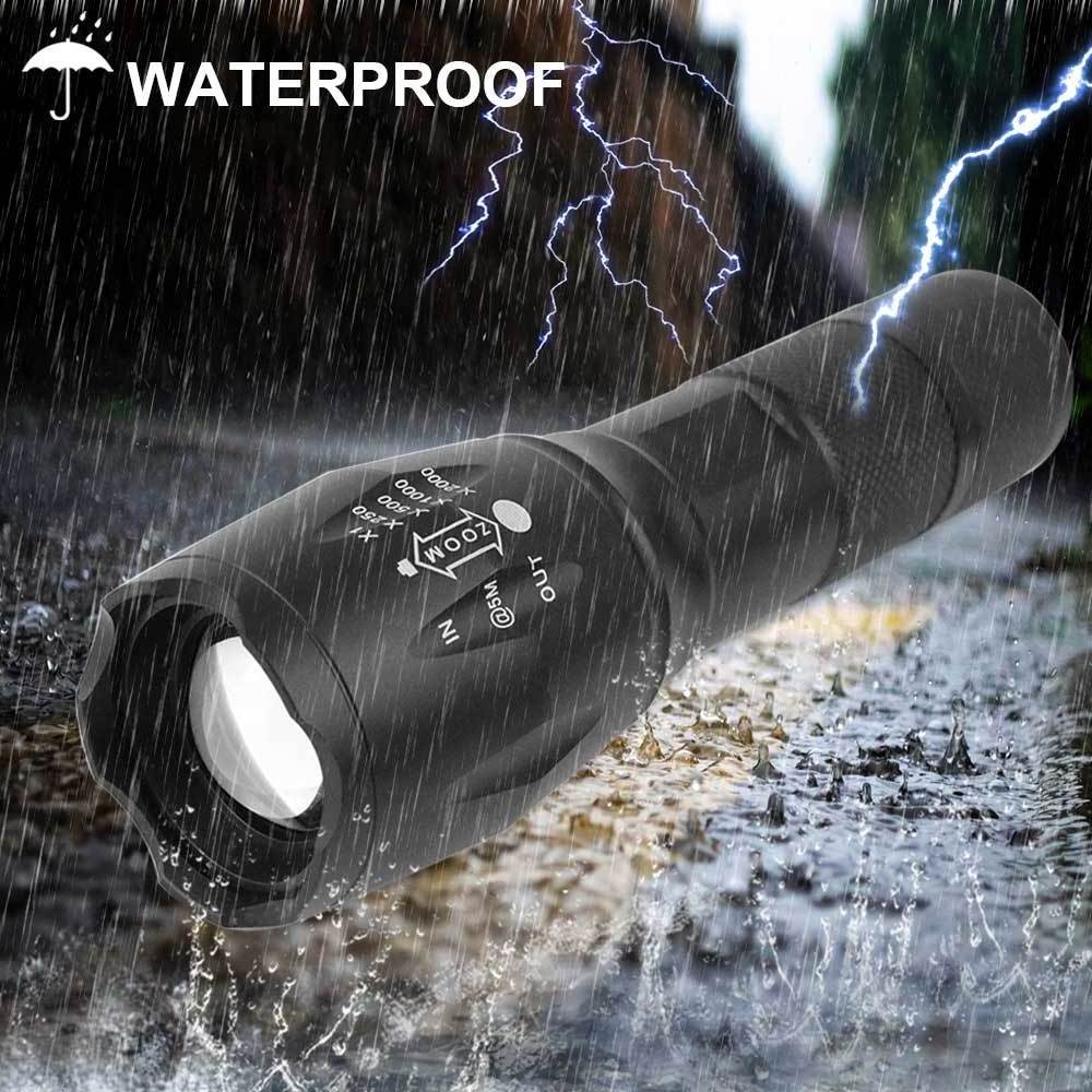 Xml T6 Aluminum Alloy  LED  Torch Flashlight Lamp torch for Outdoor Activity Flashlight