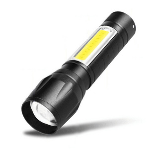 Ultra bright USB rechargeable waterproof mini LED torch light flashlight for emergency