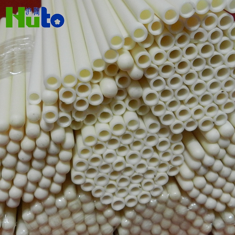 Corrosion Resistance Hardness Wear Al2O3 99% Alumina Ceramic Tube