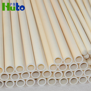 Corrosion Resistance Hardness Wear Al2O3 99% Alumina Ceramic Tube