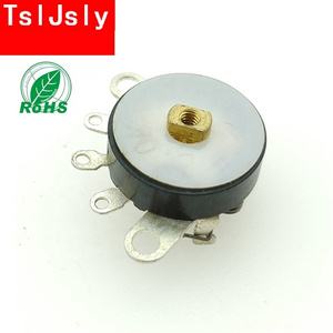 TSLJSLY High quality 1k 2k 4.7 5k 10k 20k 47k 50k 100k 500k ohm Carbon Film 12mm thumbwheel potentiometer with switch