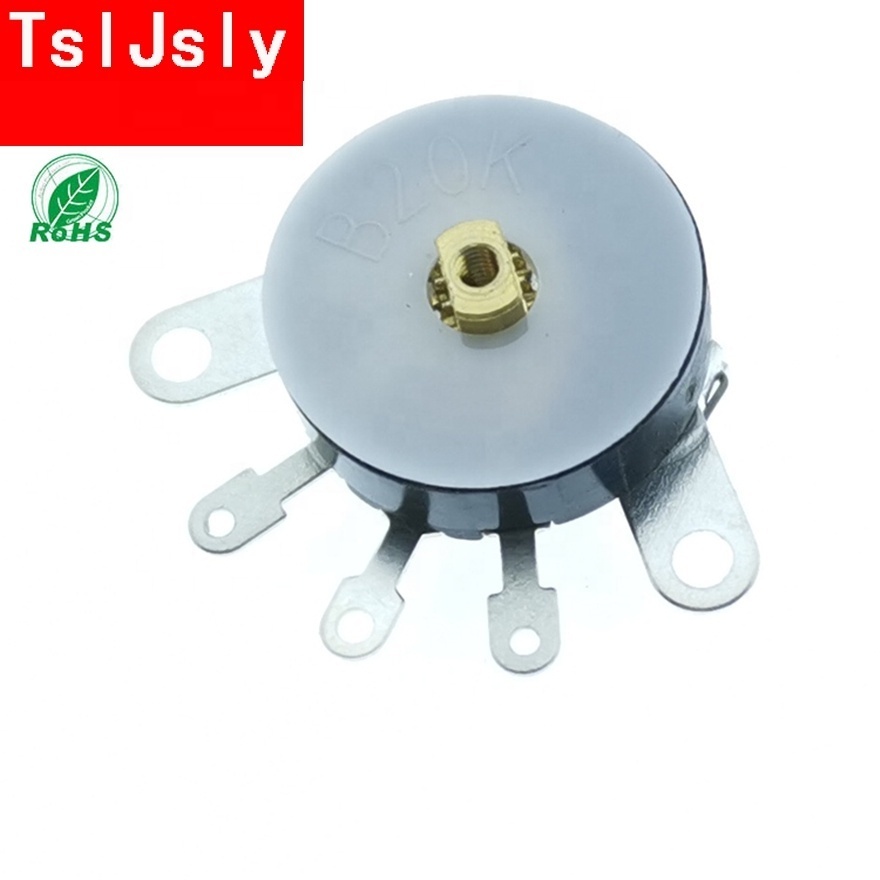 TSLJSLY RV16 Rk16 R167NS Good quality 16mm 1k 5k 10k 20k 100k 500k carbon films 16mm Thumbwheel potentiometer with switch