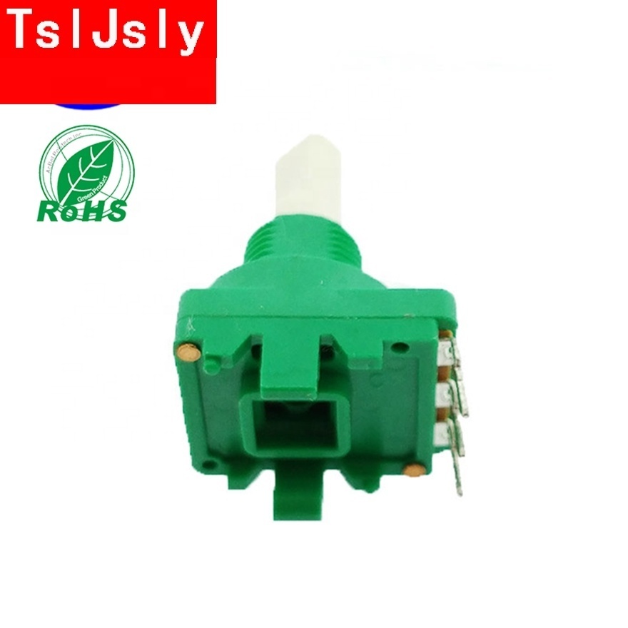 TSLJSLY Free samples R16PTS 16mm 10K 100K 500K ohm dimmer potentiometer with Tactile switch