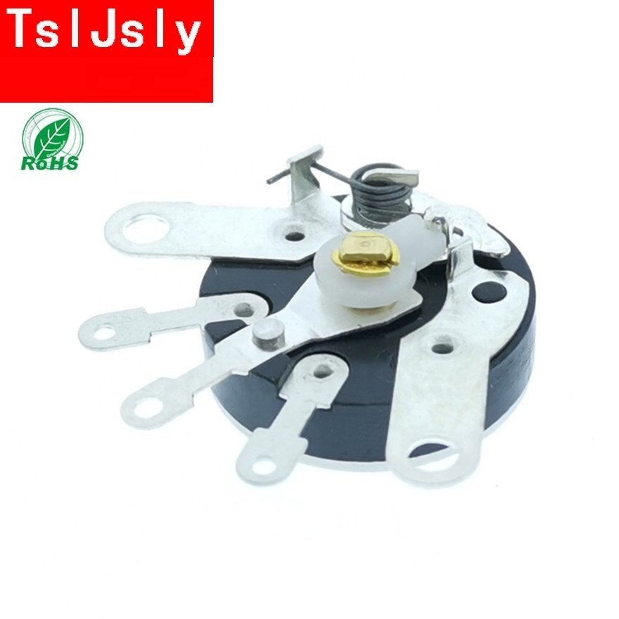 TSLJSLY RV16 Rk16 R167NS Good quality 16mm 1k 5k 10k 20k 100k 500k carbon films 16mm Thumbwheel potentiometer with switch