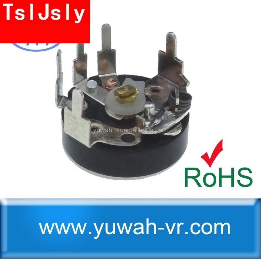 TSLJSLY High Quality Factory price 1k 5k 10k 50k carbon film Rotary 16mm Thumbwheel Potentiometers with switch