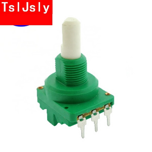 TSLJSLY Free samples R16PTS 16mm 10K 100K 500K ohm dimmer potentiometer with Tactile switch