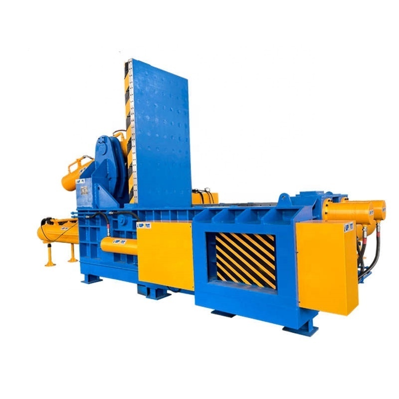 Hydraulic baling press for waste zinc and aluminum metal Large scrap metal compressor