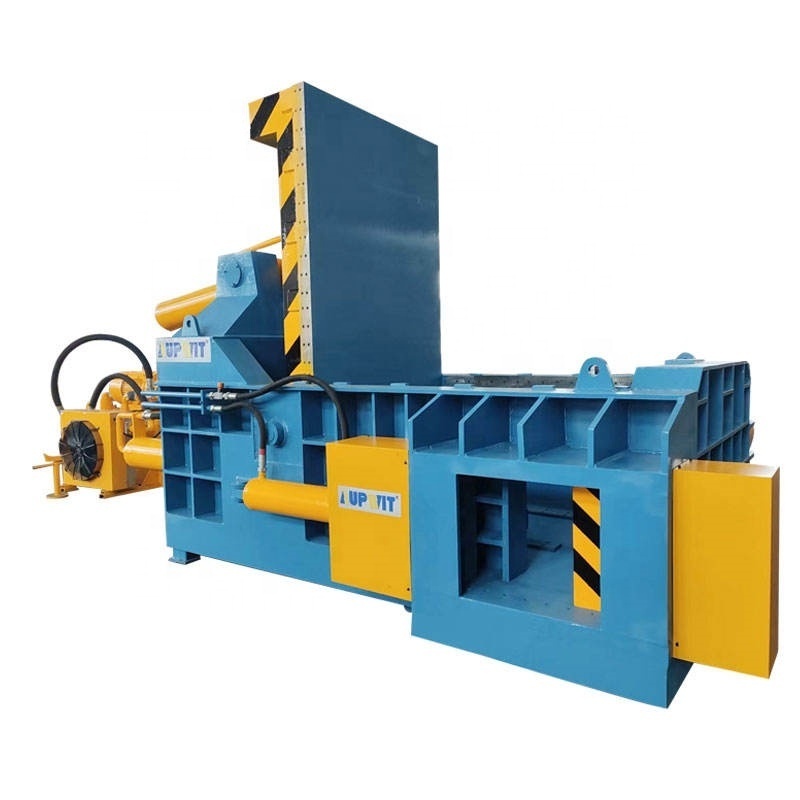 Hydraulic baling press for waste zinc and aluminum metal Large scrap metal compressor