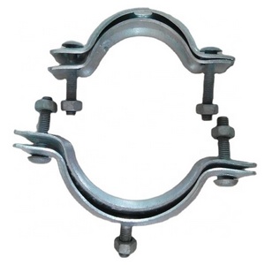 Hot dip galvanized steel pole clamp/beam clamp