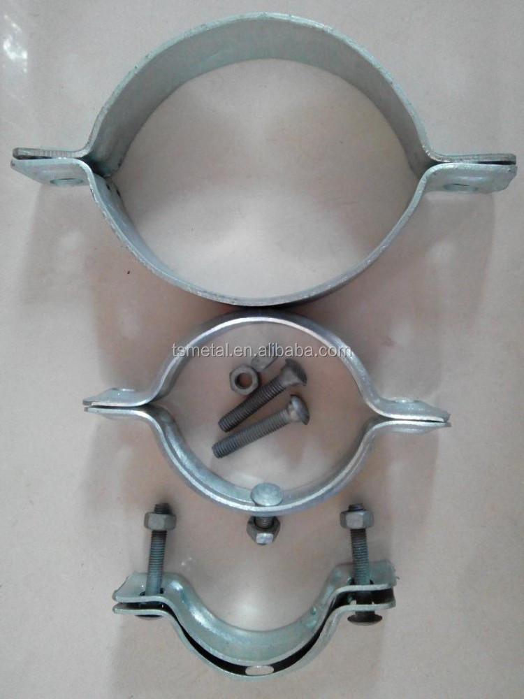 Hot dip galvanized steel pole clamp/beam clamp