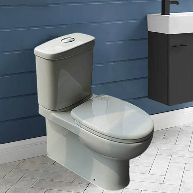 Foshan P trap wash down two piece cheap toilet bowl wc water closet price