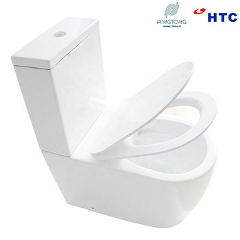 MT(HTC) two piece close coupled modern bathroom toilet flush ceramic sanitary ware rimless flush floor mounted the toilet