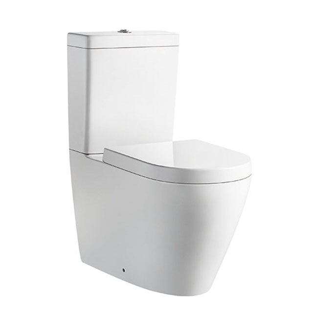 MT(HTC) two piece close coupled modern bathroom toilet flush ceramic sanitary ware rimless flush floor mounted the toilet