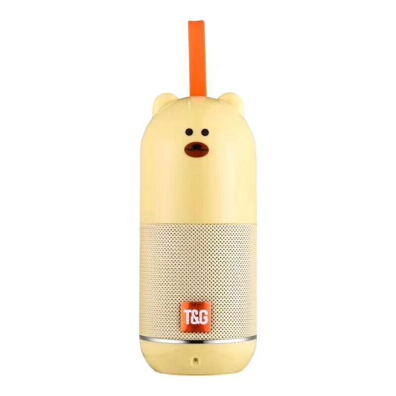 2023 TG502 mini 4 inch true wireless portable cartoon doll children speaker subwoofer creative gift speaker with fm/tf/usb port